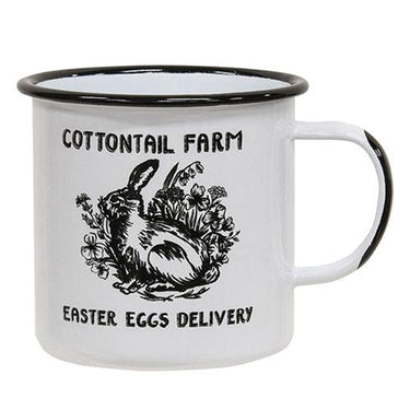 Cottontail Farm Enamel Mug - The Fox Decor